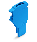 Start module for 1-conductor female connector; with integrated end plate; 1.5 mm²; 1-pole; 1,50 mm²; blue