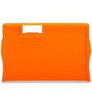 Separator plate; 2 mm thick; oversized; orange