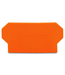 Separator plate; 2 mm thick; oversized; orange