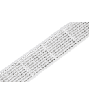 Marking strips; on reel; 3 mm wide; plain; Self-adhesive; white