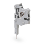 TOPJOB®S L-type test plug module; modular; for jumper contact slot; 1,00 mm²; gray