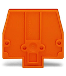 Separator plate; 2 mm thick; oversized; orange