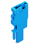 Start module for 1-conductor female connector; 4 mm²; 1-pole; 4,00 mm²; blue