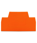 End and intermediate plate; 2.5 mm thick; orange