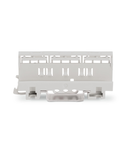 Mounting carrier; for Ex applications; 221 Series - 4 mm²; for DIN-35 rail mounting/screw mounting; light gray