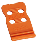 Strain relief plate; 12.5 mm wide; orange