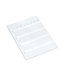 Self-laminating labels; white