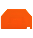 Separator plate; 2 mm thick; oversized; orange