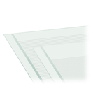 Marking strips; as a DIN A4 sheet; MARKED; 1 - 16 (40x); Strip width 6 mm; Strip length 182 mm; Horizontal marking; Self-adhesive; white