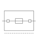 Fuse plug; with soldered miniature fuse; 250 mA FF; 5 mm wide; gray