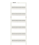 WMB marking card; as card; MARKED; N (100x); not stretchable; Vertical marking; snap-on type; white