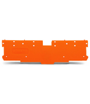 End and intermediate plate; 1.1 mm thick; orange