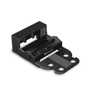 Suport pentru cleme  221 Series - 4 mm²; for screw mounting; black