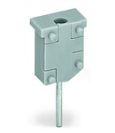 Test plug module; without locking device; modular; for 2-conductor terminal blocks; gray