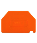 Separator plate; 2 mm thick; oversized; orange