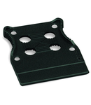 Strain relief plate; black