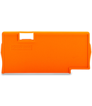 Separator plate; 2 mm thick; oversized; orange