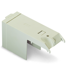 Protective cover; IP20; for high-current terminal blocks with 2 stud bolts M10; light gray