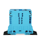 2-conductor through terminal block; 95 mm²; lateral marker slots; with fixing flanges; POWER CAGE CLAMP; 95,00 mm²; blue