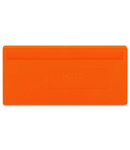 Separator plate; 2 mm thick; oversized; orange