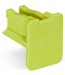 Finger guard; touchproof cover protects unused conductor entries; for 35 mm² high-current tbs; yellow