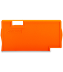 Separator plate; 2 mm thick; oversized; orange