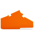 End and separator plate; 1.5 mm thick; orange
