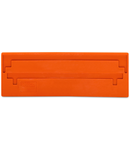 Separator plate; 2 mm thick; oversized; orange