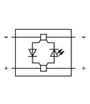 Component plug; for carrier terminal blocks; 2-pole; with rectifier diode and LED; 10 mm wide; gray