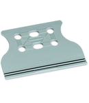 Strain relief plate; gray