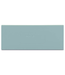 Separator plate; 2 mm thick; oversized; gray