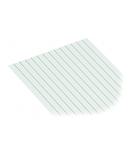 Marking strips; for laser printer; white