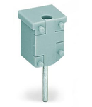 Test plug module; without locking device; modular; for 4-conductor terminal blocks; gray