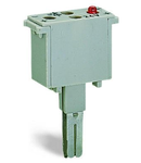 Component plug; 2-pole; 10 mm wide; gray