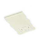 Strain relief plate; light gray