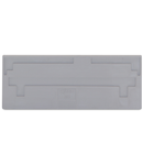 Separator plate; 2 mm thick; oversized; gray