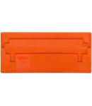 Separator plate; 2 mm thick; oversized; orange