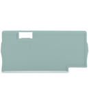 Separator plate; 2 mm thick; oversized; gray