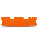 End and intermediate plate; 1.1 mm thick; orange