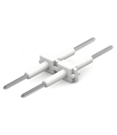 Board-to-Board Link; Pin spacing 6 mm; 2-pole; Length: 30 mm; white