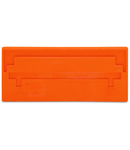 Separator plate; 2 mm thick; oversized; orange