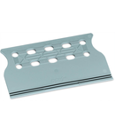 Strain relief plate; gray