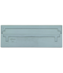 Separator plate; 2 mm thick; oversized; gray