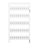WMB marking card; as card; MARKED; L1 (100x); not stretchable; Vertical marking; snap-on type; white