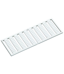 WSB marking card; as card; MARKED; R, S, T, U, V, W, X, Y, Z, Mp (10x); not stretchable; Horizontal marking; snap-on type; white