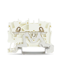 2-conductor shield terminal block; 1.5 mm²; side and center marking; for DIN-rail 35 x 15 and 35 x 7.5; Push-in CAGE CLAMP®; 1,50 mm²; white