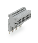 Modular TOPJOB®S connector; modular; for jumper contact slot; 10-pole; 1,50 mm²; gray