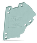 End plate; for modular TOPJOB®S test plug module; gray