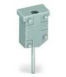 Test plug module; without locking device; modular; for 4-conductor terminal blocks; gray