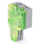 2-conductor female connector; 1.5 mm²; 3-pole; 1,50 mm²; green-yellow, gray